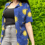 90s Sun And Moon Pattern Button Up Shirt, thumbnail 4 of 7