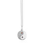 Yin And Yang Double Birthstone Disc Necklace, thumbnail 3 of 3