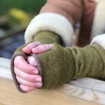 Long Alpaca Mittens, 3 of 12