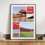 Middlesbrough Views Of Ayresome And Riverside Poster, thumbnail 1 of 7