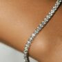 Tennis Bracelet Silver, thumbnail 1 of 4
