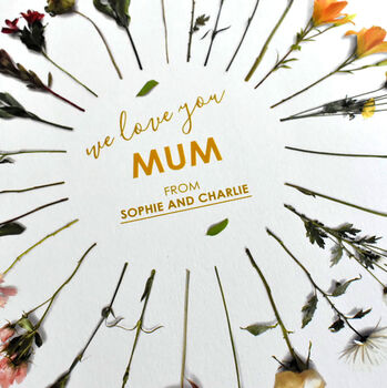 'Miss You/Love You Mum' Card, 7 of 7