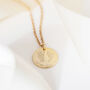 Personalised Footprint, Name And Date Necklace, thumbnail 2 of 8