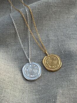 Sterling Silver Handmade Self Love Talisman Pendant, 5 of 10