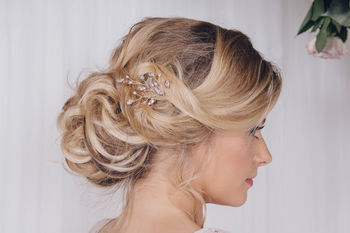 Large Swarovski Crystal Wedding Hair Pins Maisie, 8 of 12