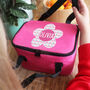 Personalised Flower Pink Lunch Bag, thumbnail 1 of 3