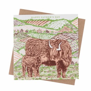 Highland Cow Father's Day Card, 2 of 2