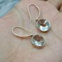 Green Amethyst Earrings Crafted In Sterling Silver, thumbnail 3 of 6