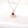 Guardian Angel Hidden Photo Necklace, thumbnail 3 of 4