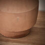 Buckland Terracotta Table Lamp With Raffia Shade, thumbnail 4 of 7