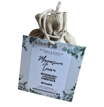 Luxury Magnesium Cream With Clary Sage, Lavender, Rose Geranium Large 150g, 5 of 7