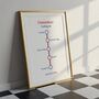 Glastonbury Areas Print, thumbnail 2 of 4
