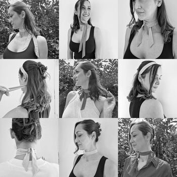 Eco Friendly Handmade Silk Skinny Scarf, 10 of 12