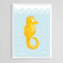 Sealife Nursery Art Print Set A4, thumbnail 6 of 12