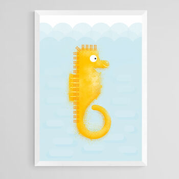 Sealife Nursery Art Print Set A4, 6 of 12