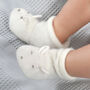 Personalised Cashmere Mouse Slippers For Baby, thumbnail 3 of 7