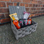 Cider, Craft Beer And Snacks Gift Hamper In Wicker Box, thumbnail 2 of 2