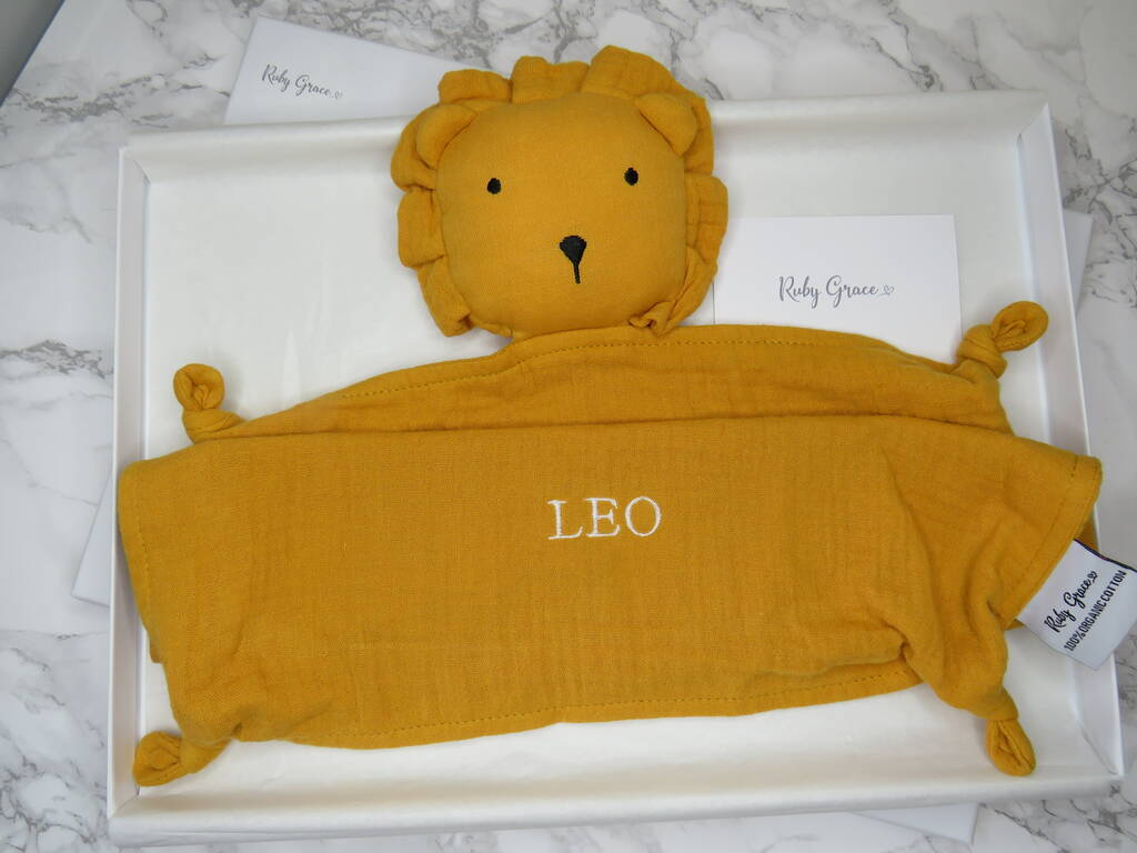 Personalised Lion Comforter, 1 of 2