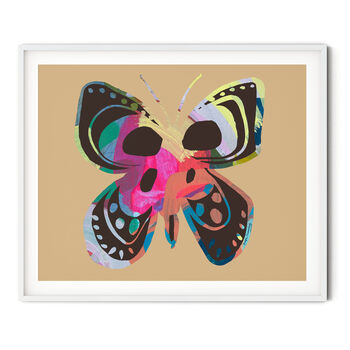 Caramel Butterfly Print, 2 of 5