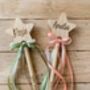 Personalised Chunky Wooden Wand With Ribbon, thumbnail 1 of 5