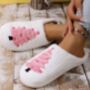 Pink Christmas Tree Slippers, thumbnail 4 of 4