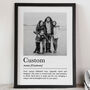 Personalised Definition Print, Custom Photo Gift, thumbnail 1 of 7