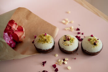 Chocolate, Pistachio And Rose Whoopie Pies, 4 of 5