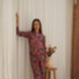 Red Silk Blend Pyjama Set, thumbnail 5 of 9