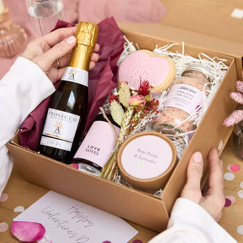 Luxury Love Hamper For Her With Champagne Or Prosecco And Flowers, 3 of 6