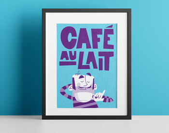 Cafe Au Lait Kitchen Print, 4 of 7