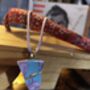 Pink And Blue Kintsugi Necklace, thumbnail 4 of 4