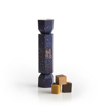 Six Luxury Fudge Midnight Mistletoe Christmas Crackers, 2 of 3