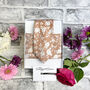Pale Ochre Rose Petals Wedding Tie Set, thumbnail 4 of 6