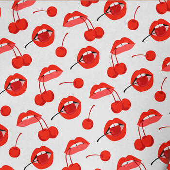 Pop Art Cherry Wrapping Paper Roll Or Folded, 3 of 3