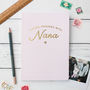 Personalised 'Making Memories' Gold Foil Notebook, thumbnail 1 of 6