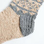 Fair Isle Socks Knitting Kit, thumbnail 4 of 10