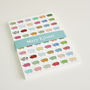 Large Colourful Sheep Pattern Notebook, thumbnail 3 of 4