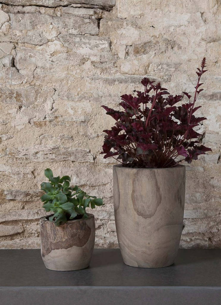 handmade wooden bothy plant pot by all things brighton beautiful