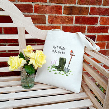 Garden Tote Bag | Life Is Better In The Garden, 4 of 9