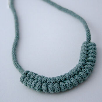 Macrame Statement Necklace, 8 of 12