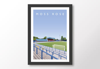 Macclesfield Moss Rose Main Stand Poster, 8 of 8