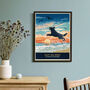 Seaside German Shepherd Print. Limited Edition Dog Lover’s Gift, thumbnail 4 of 10