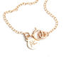 Personalised Valentine Gold Love Heart Charm Bracelet, thumbnail 3 of 4