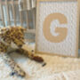 Personalised Spotty Dotty Initial Children's Print, thumbnail 1 of 5