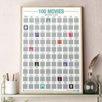 100 Movies Scratch Bucket List Poster, 2 of 4
