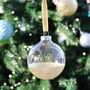 Personalised Glitter Glass Bauble, thumbnail 3 of 12