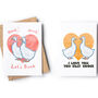 Goose Geese Valentine Cards, thumbnail 1 of 2