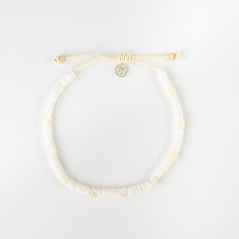 Madasari Beach Troca Shell Anklet, 3 of 6