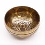 Tibetan Healing Engraved Bowl 16cm Bodhi Tree Buddha, thumbnail 2 of 3