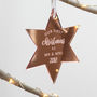 Personalised Family Star Christmas Ornament, thumbnail 3 of 3